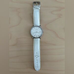 Skagen Women's Silver and White Watch